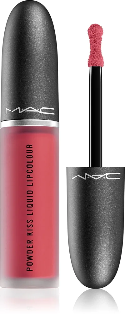 MAC Cosmetics Powder Kiss Liquid Lipcolour Matt flytande läppstift Skugga Haute Pants 5 ml