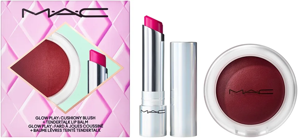 MAC Cosmetics Set No Work All Glow Play Kit Presentförpackning för läppar Skugga Pink