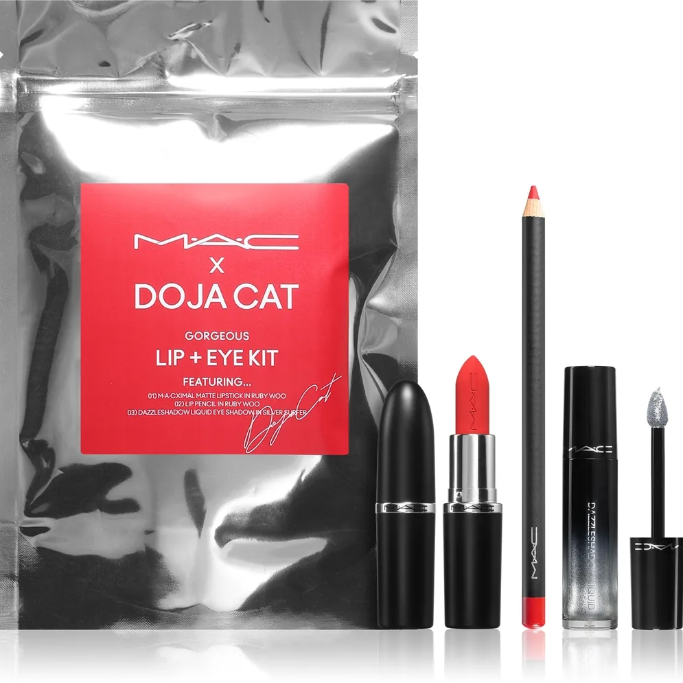 MAC Cosmetics MAC x Doja Cat Gorgeous Lip & Eye Kit makeupkit
