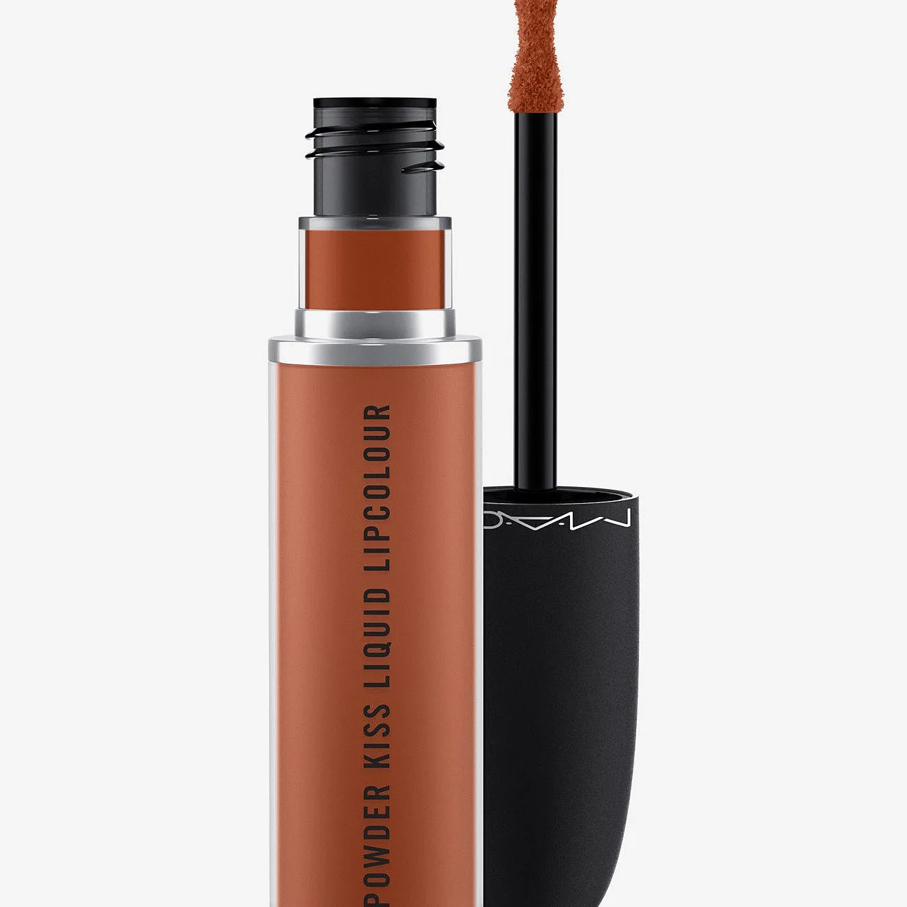 MAC Powder Kiss Liquid Lipstick - Brown - 5 ML