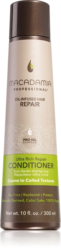 Macadamia Natural Oil Ultra Rich Repair Nærende balsam til meget tørt hår 1000 ml