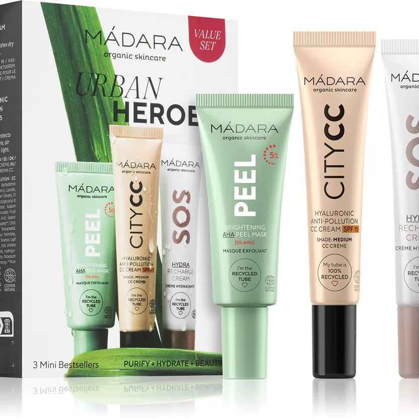 MÁDARA Urban Heroes Presentförpackning för ansikte Skugga Medium