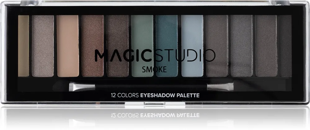 Magic studio 12 Colors Eyeshadow Palette Palett för ögonskugga 12x1.5 g