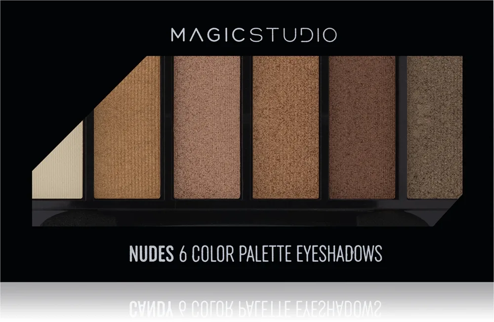 Magic studio 6 Color Palette Eyeshadows Lidschattenpalette Farbton 02 Nude 6.3 g