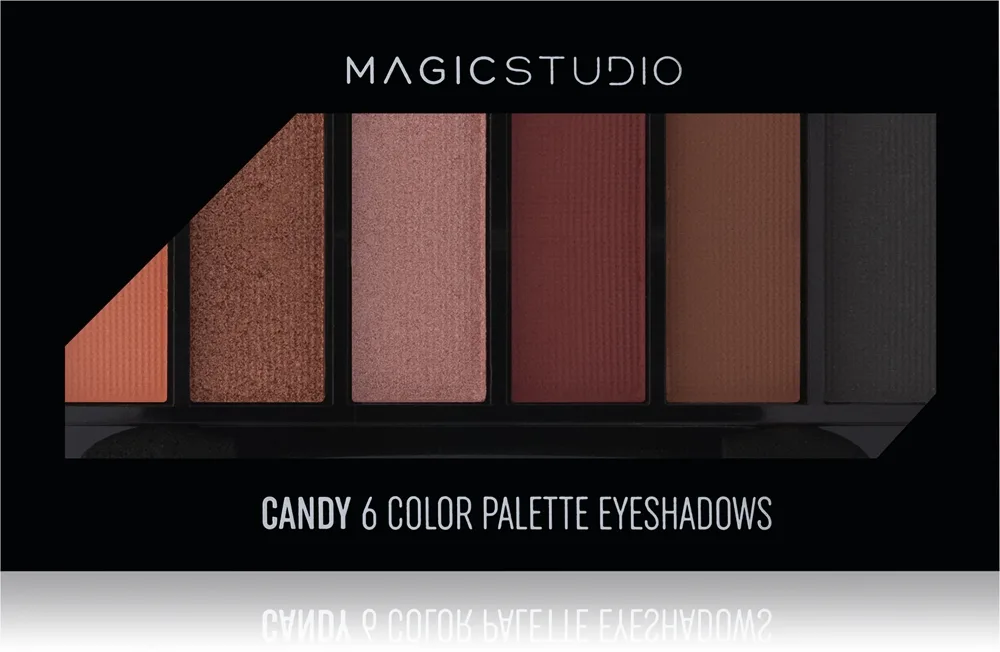 Magic studio 6 Color Palette Eyeshadows Palett för ögonskugga Skugga 6.3 g
