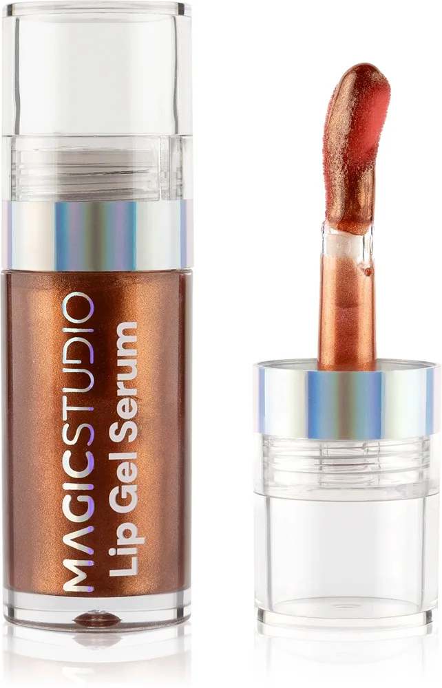 Magic studio Lip Gel Serum Fuktgivande serum för läppar Skugga 02 Caramel Kiss 4 ml