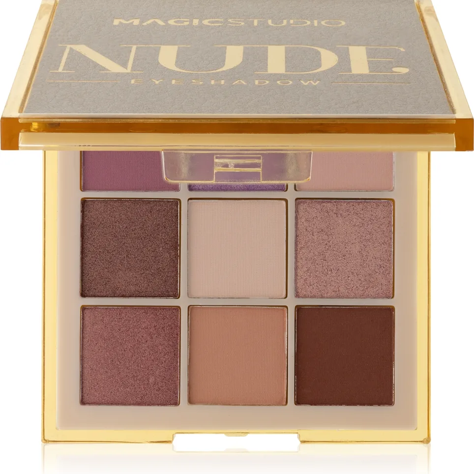 Magic studio Nude Eyeshadow Palett för ögonskugga 9x1 g
