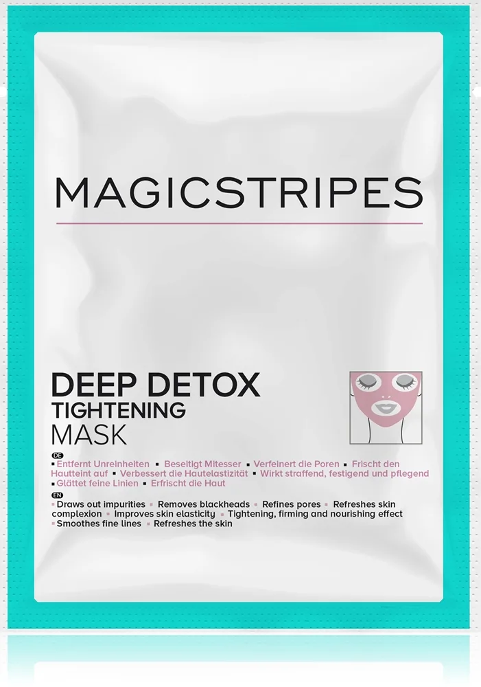 MAGICSTRIPES Deep Detox Afgiftende maske med opstrammende effekt 1 stk.