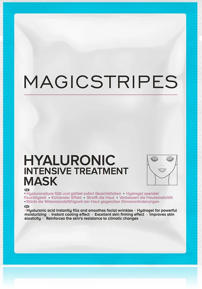 MAGICSTRIPES Hyaluronic Intensive Treatment Mask Intensiv hydrogelmaske med hyaluronsyre 1 stk.