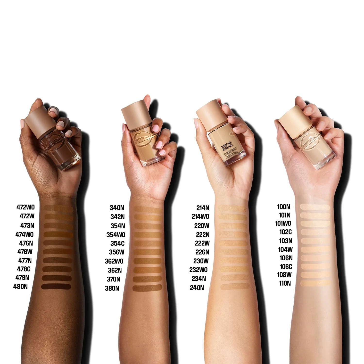 Make Up For Ever - Hd Skin-balancing&perfecting - Fugtgivende Foundation & Glanskontrol - Hd Skin Liquid Foundation 30ml 102c - For Women