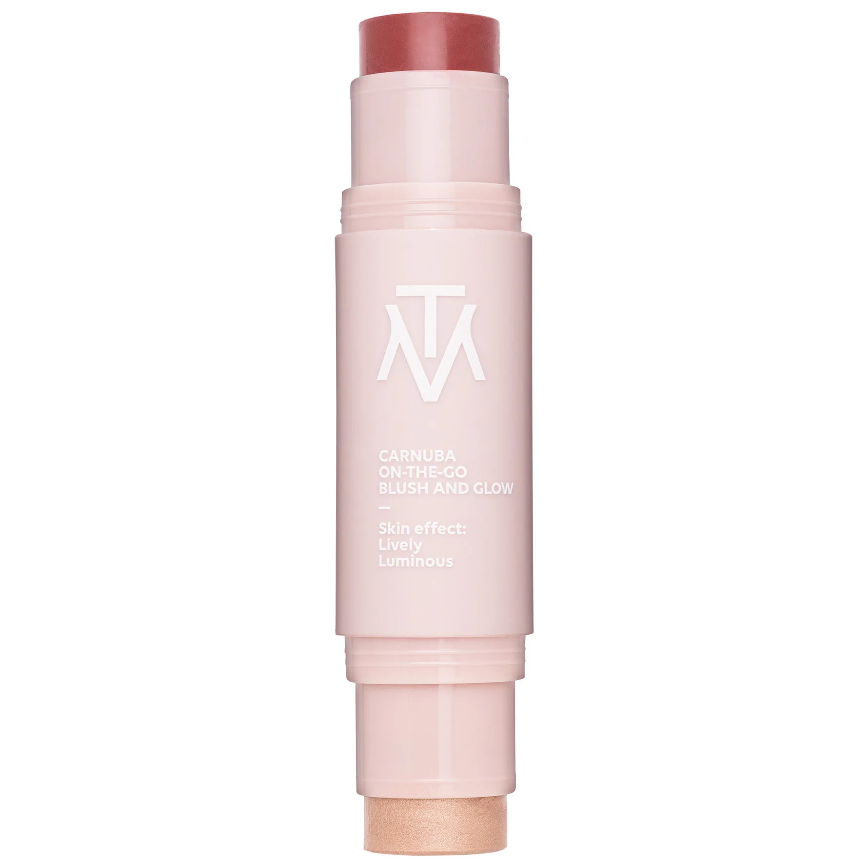 Carnuba On-the-go Blush And Glow Deep Berry And Rose Gold