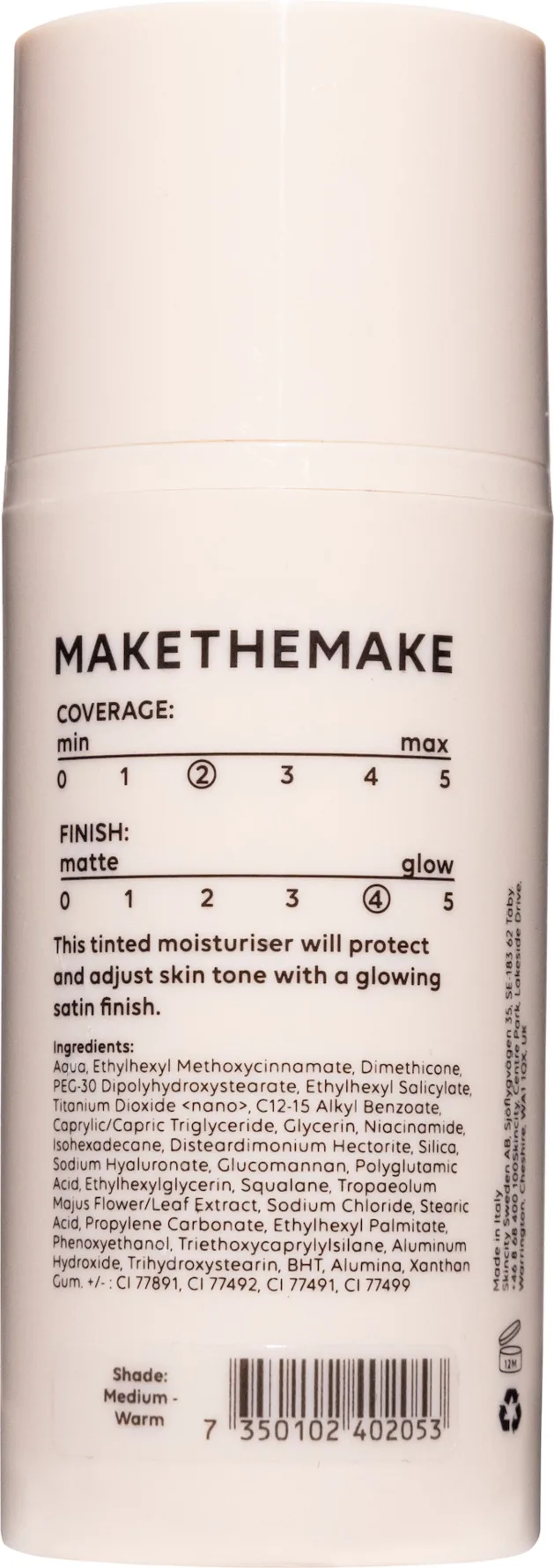 Mineral Tinted Moisturiser SPF30 Medium/Deep - Warm