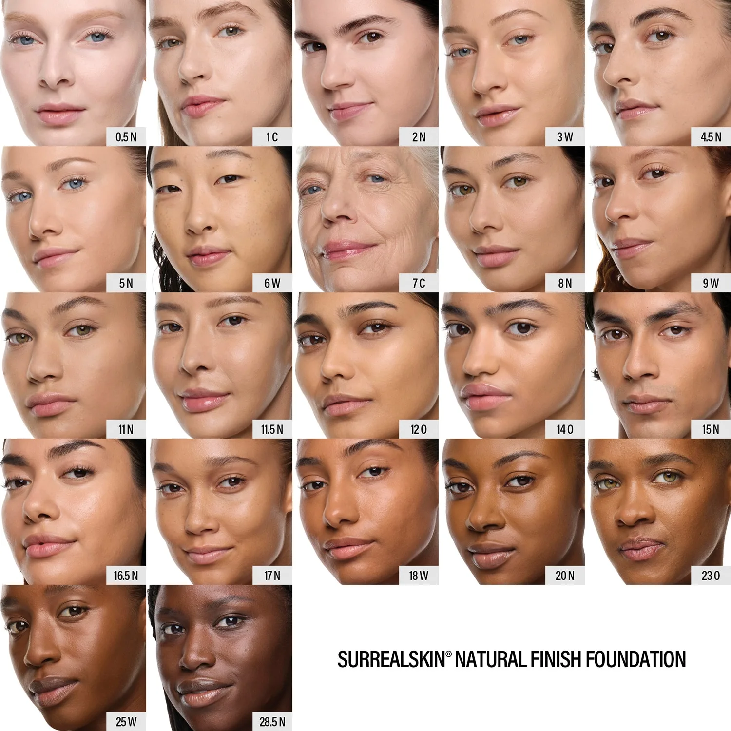 Makeup By Mario - Surrealskin™ Natural Finish Foundation - Naturlig, Flydende Foundation - Surrealskin Natural Finish 0.5n - For Women