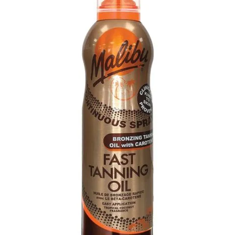 Malibu Fast Tanning Oil - Bronzing Tanning Oil With Carotene 175 ml