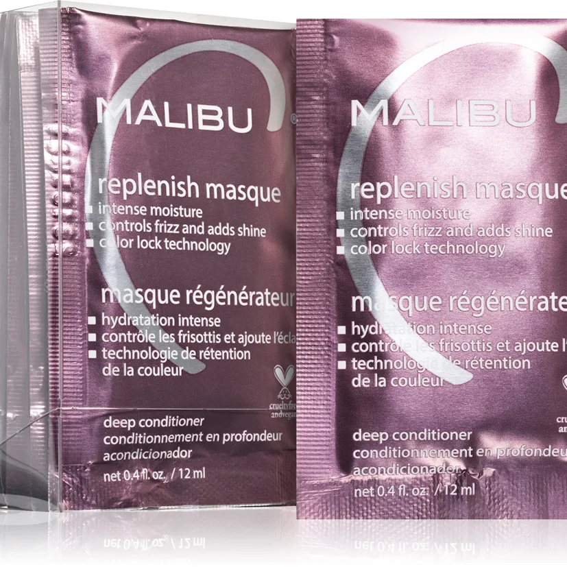 Malibu C Replenish Masque Återställande mask för hår 12x12 ml