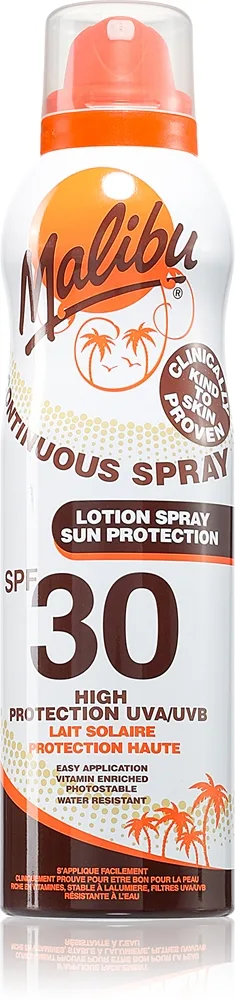Malibu Continuous Spray Solspray SPF 30 175 ml