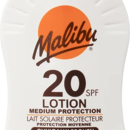Malibu Lotion Medium Protection Skyddande mjölk SPF 20 200 ml