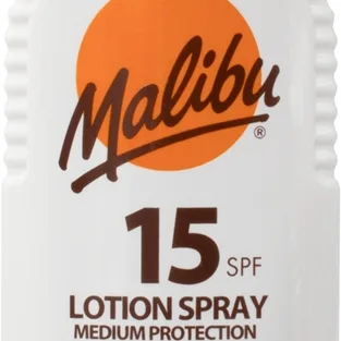 Malibu Lotion Spray Medium Protection Skyddande spray SPF 15 200 ml