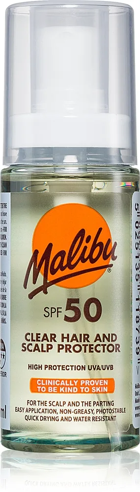 Malibu Clear Hair And Scalp Protection SPF 50 50 ml