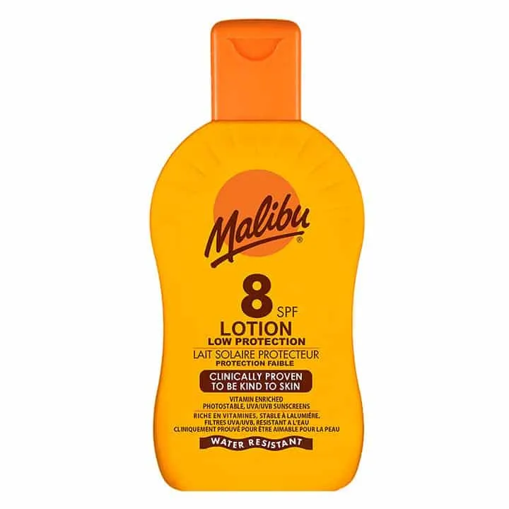 Malibu Sun Lotion SPF 8 (F) 200 ml