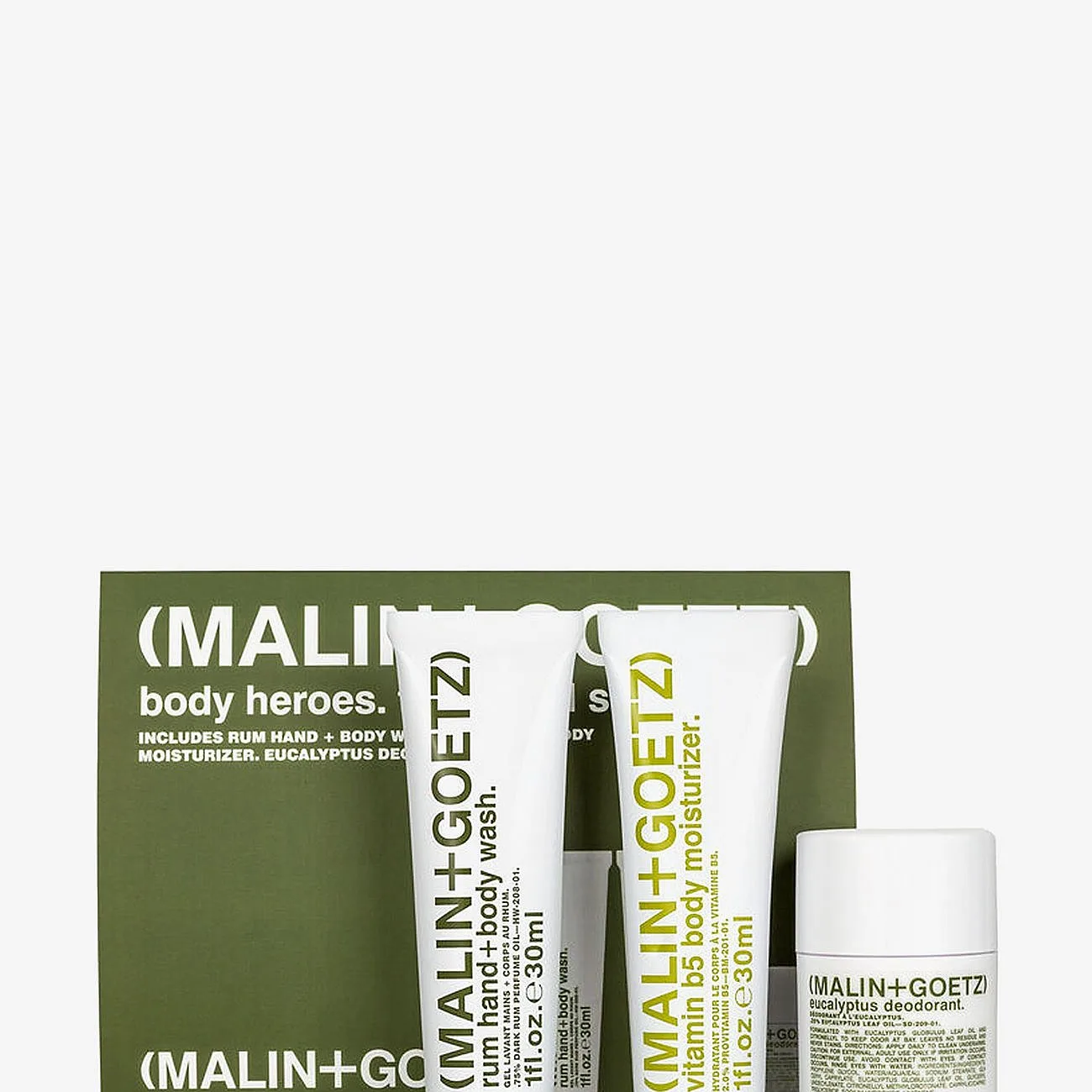 Malin+Goetz Malin+Goetz Body Heroes Kit - Nude - 90 ML