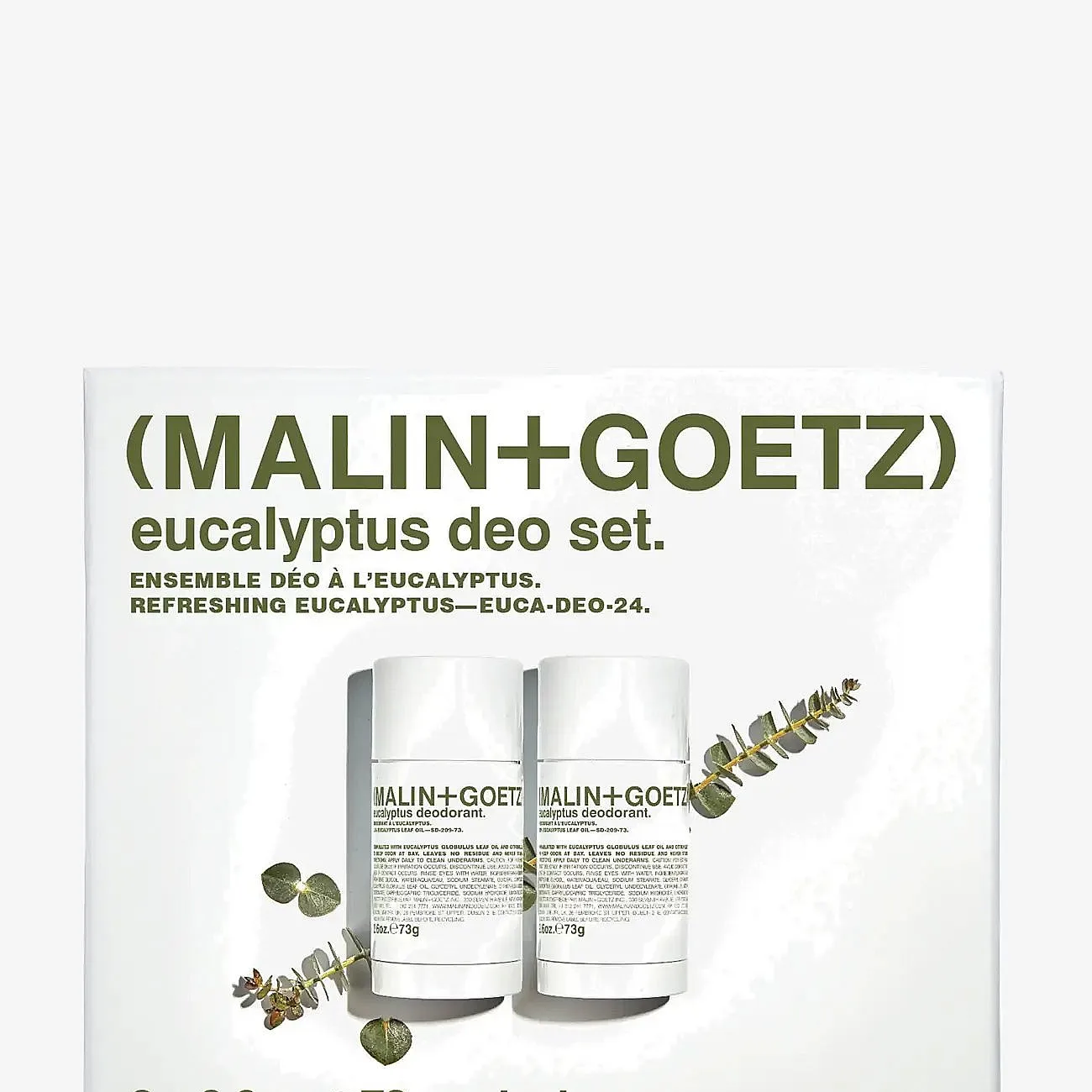 Malin+Goetz Eucalyputs Deo Duo Set. - Nude - 146 G
