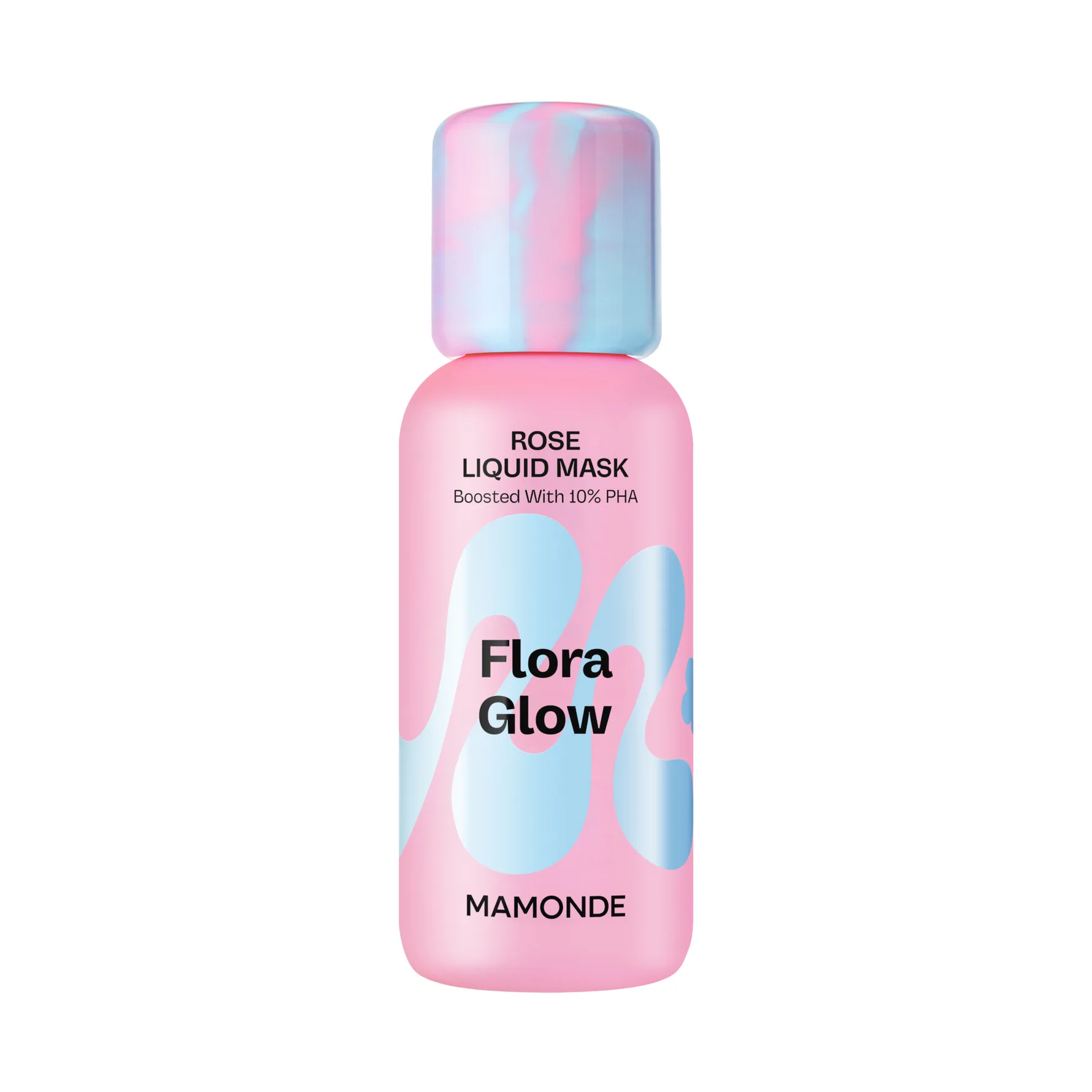 MAMONDE Flora Glow Rose Liquid Mask Återfuktande ansiktsmask med exfolierande egenskaper 80 ml