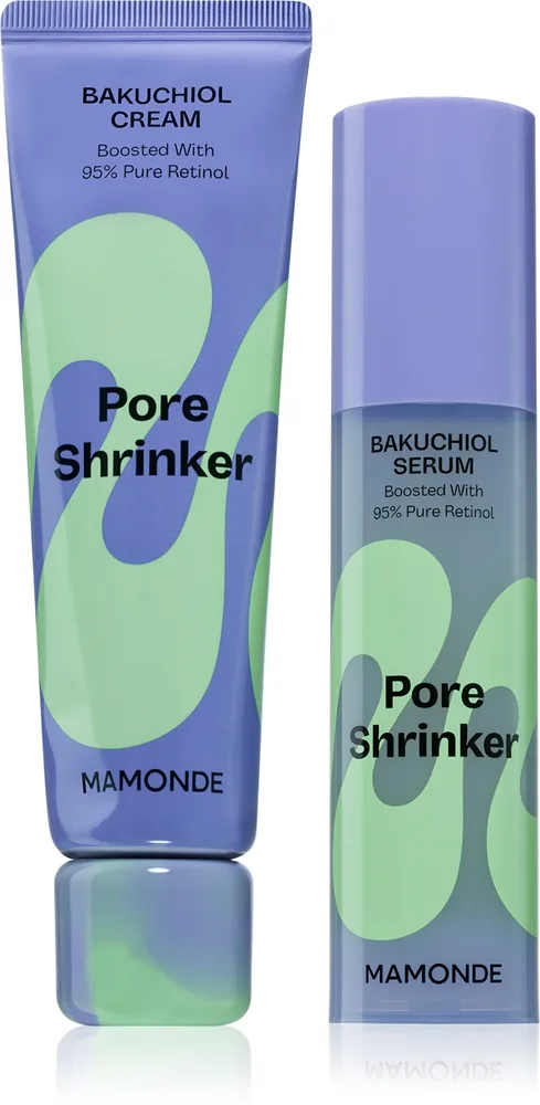 MAMONDE Pore Shrinker Bakuchiol Set för återfuktning och por-minimering