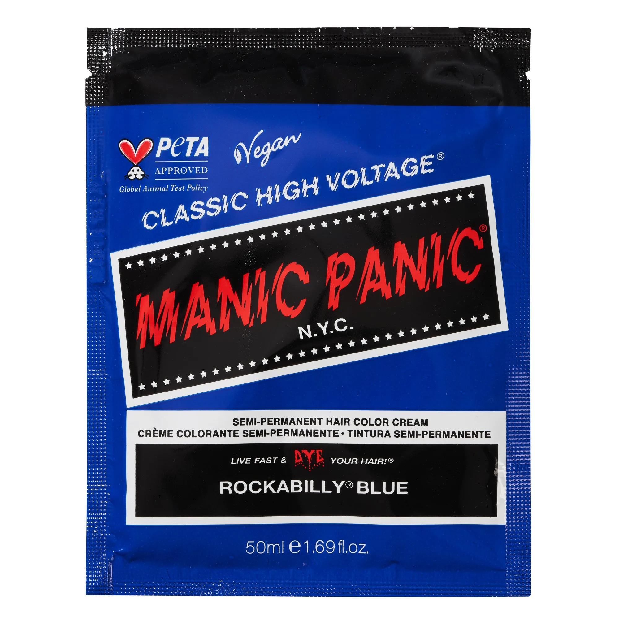 Manic Panic Classic High Voltage® Sachet Rockabilly® Blue