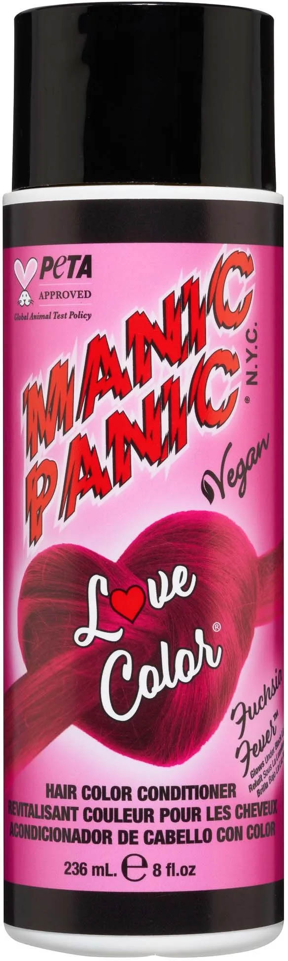 Manic Panic Love Color® Hair Color Conditioner Fuschia Feve 236ml