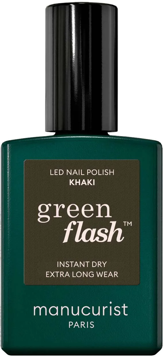 Manucurist Green Flash Gel Polish Khaki