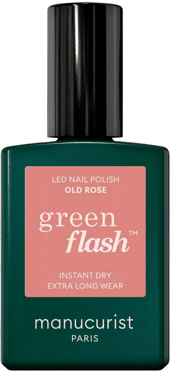 Manucurist Green Flash Led Nail Polish Old Rose 15ml