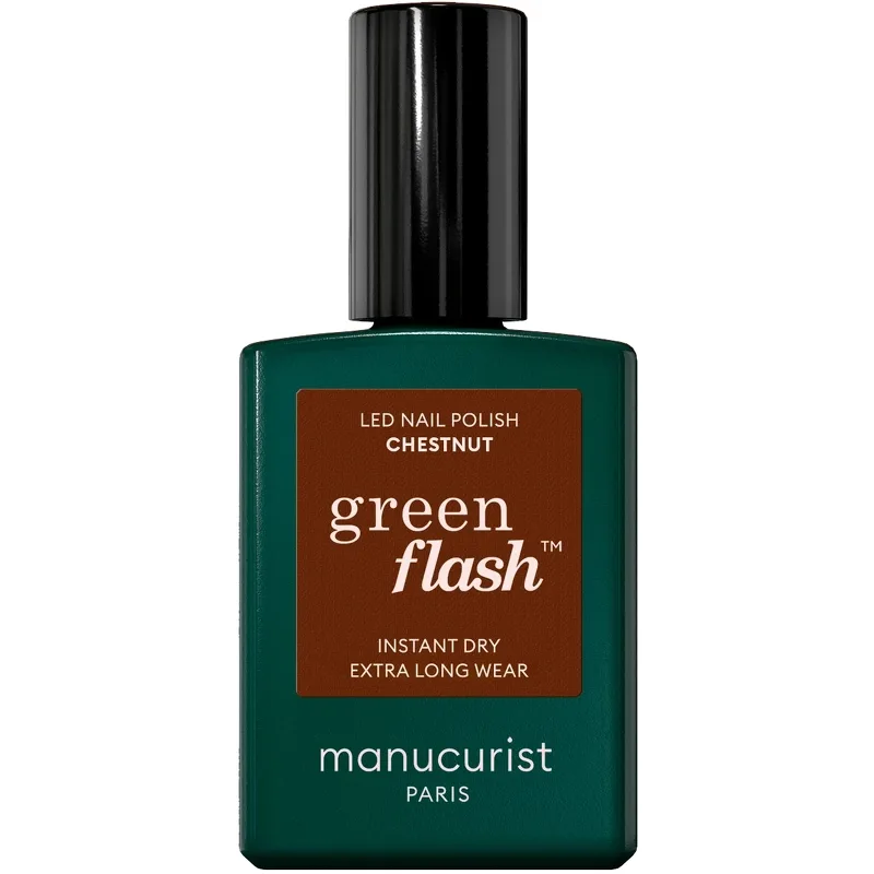 Manucurist Green Flash Nail Polish 15 ml - Chestnut