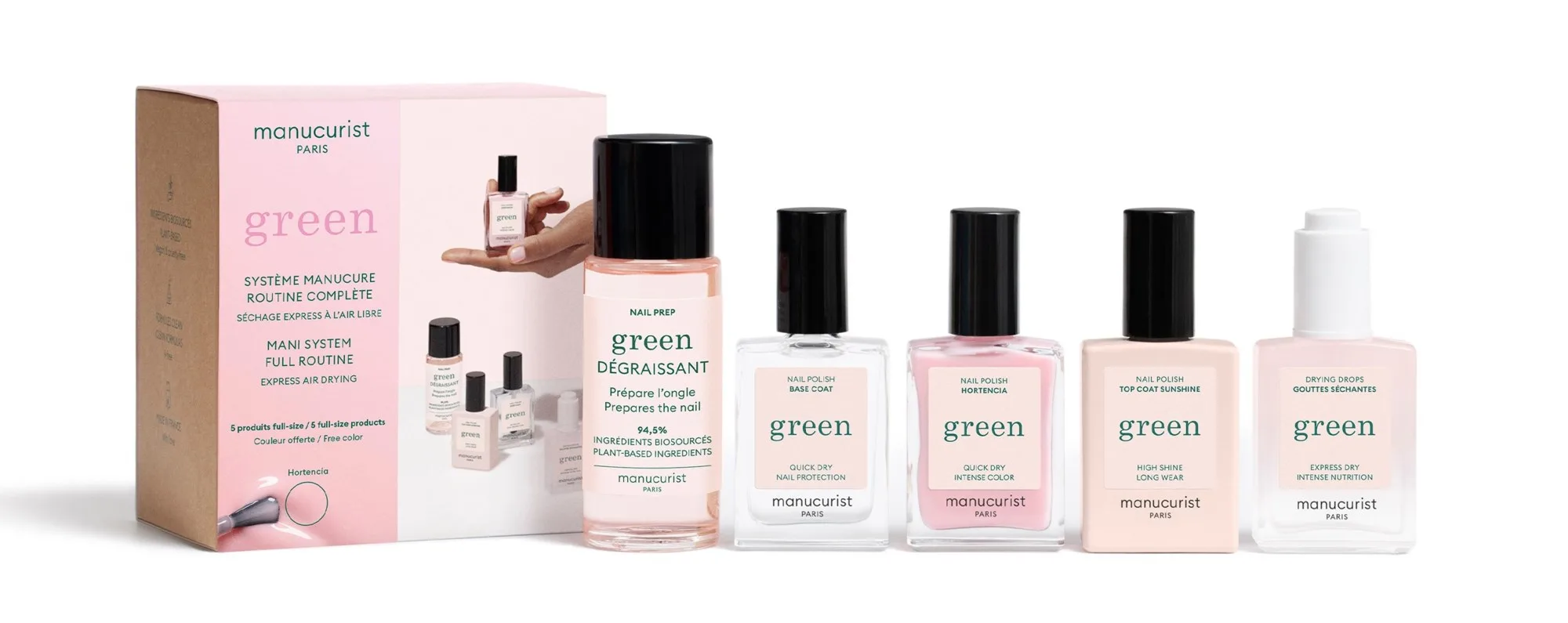 Manucurist Green Nail Polish System 15 ml - Hortencia