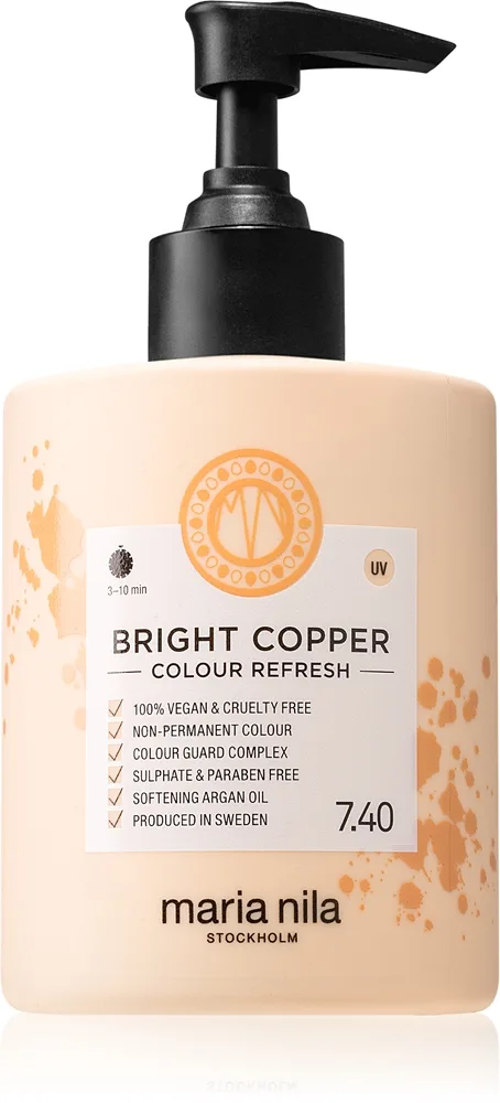 Maria Nila Color Refresh 7.40 Bright Copper - 300 ml