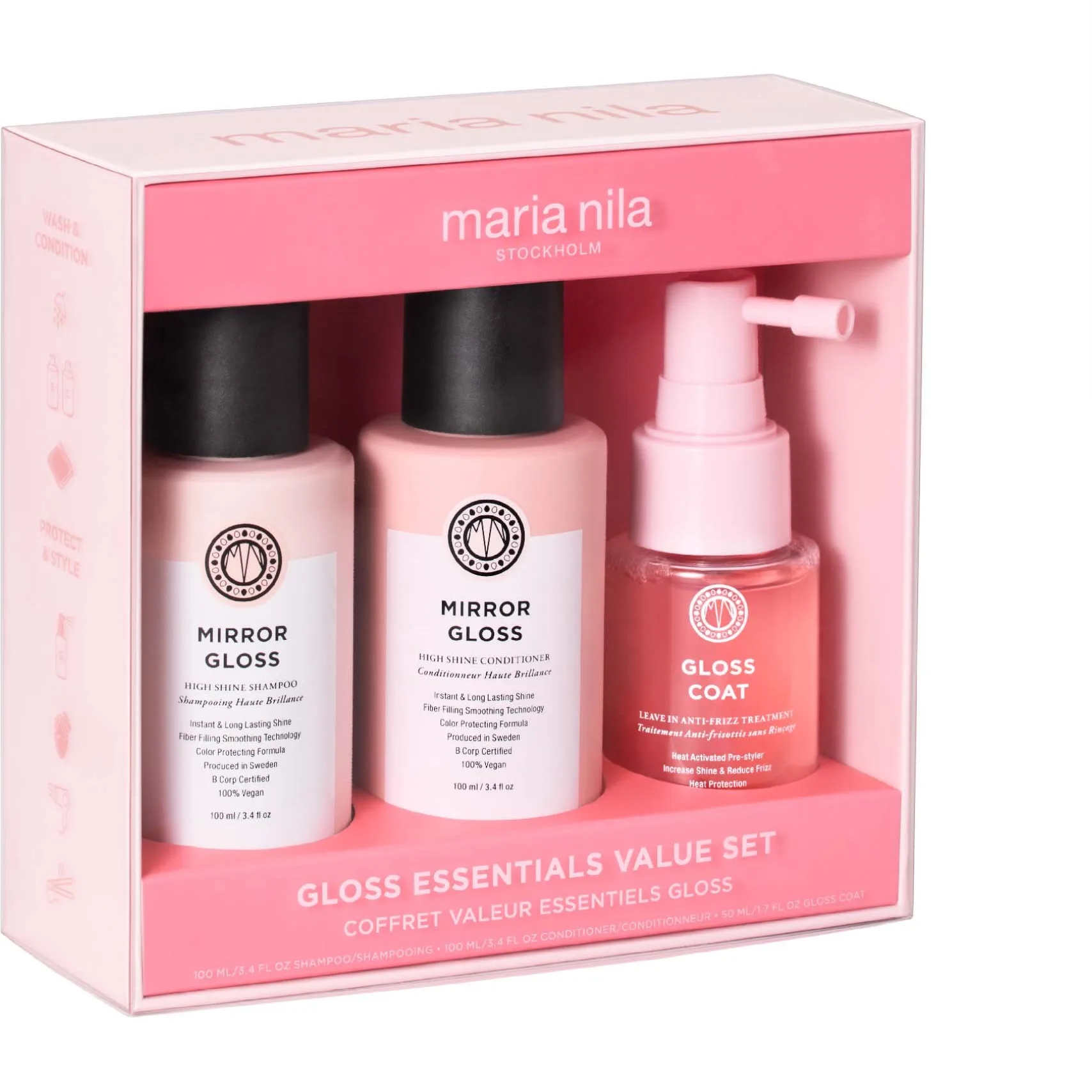 Maria Nila Care & Style Gloss Essentials Travel Set Hiustenhoitosetti