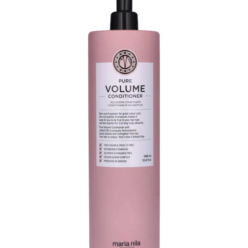 Maria Nila Pure Volume Conditioner (Stop Beauty Waste) 1000 ml