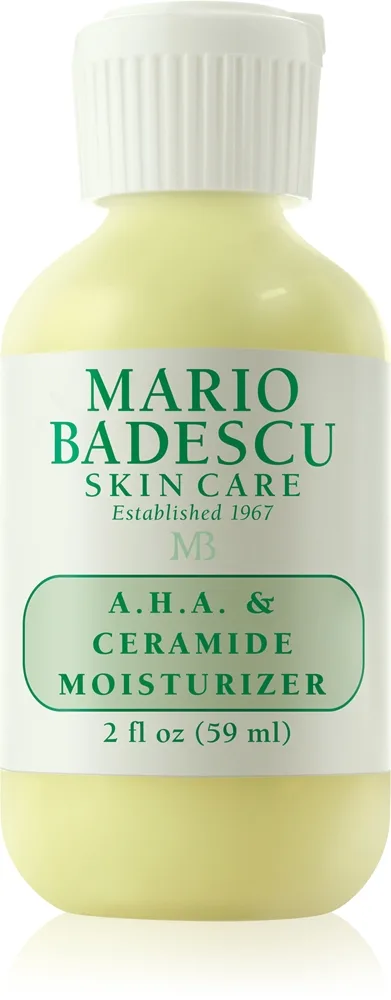 Mario Badescu A.H.A. & Ceramide Moisturizer Fugtende creme med lysende effekt 59 ml