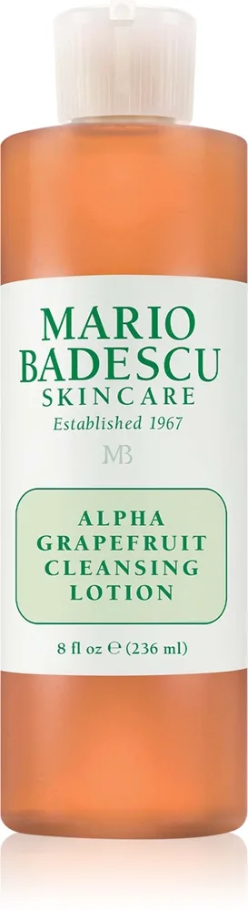 Mario Badescu Alpha Grapefruit Cleansing Lotion Klargörande toner Med A.H.A. (Alfa-hydroxisyror) 236 ml