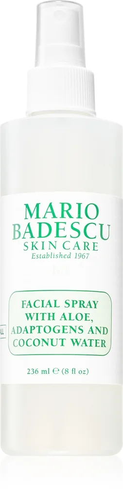 Mario Badescu Facial Spray with Aloe, Adaptogens and Coconut Water Opfriskende spray til normal til tør hud 236 ml