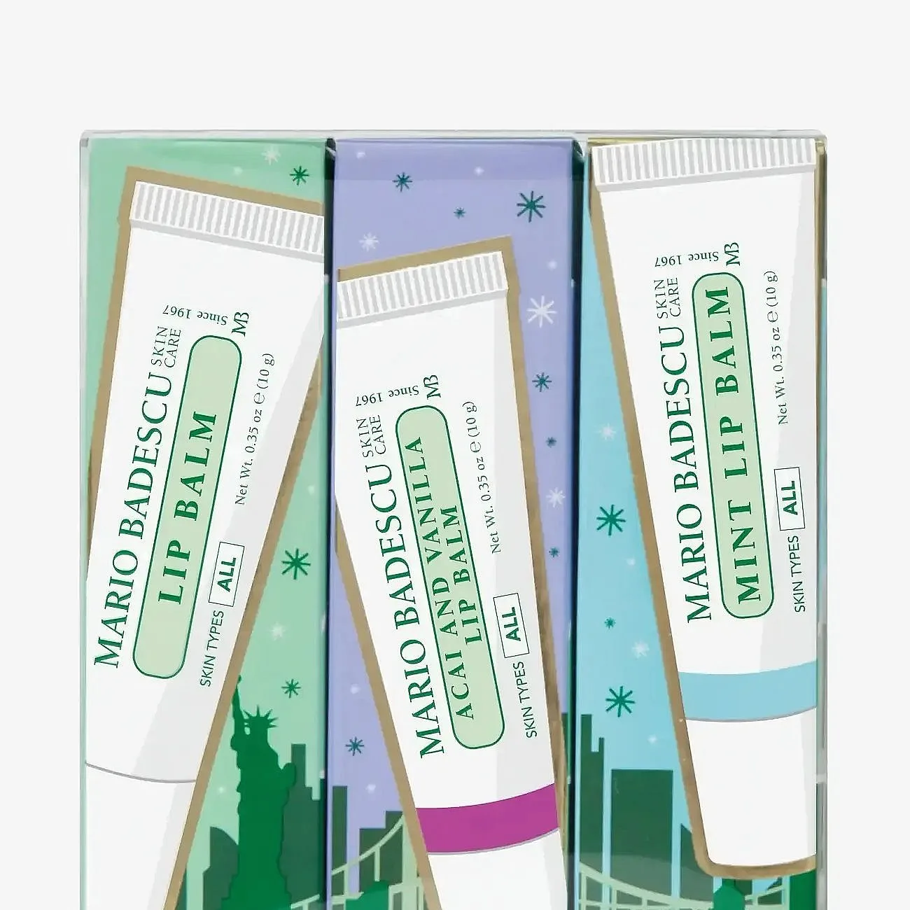 Mario Badescu Lip Balm Trio - Nude - ONE SIZE