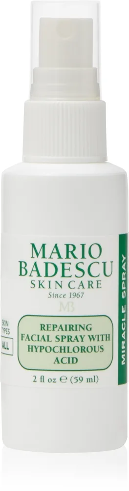 Mario Badescu Repairing Facial Spray With Hypochlorous Acid Restorative Skin Spray med lindrande effekt 59 ml