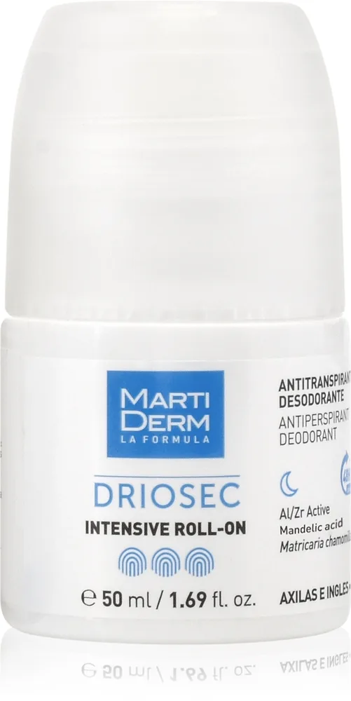 MartiDerm Driosec Intensive Roll-On Antiperspirant För att behandla överdriven svettning 50 ml