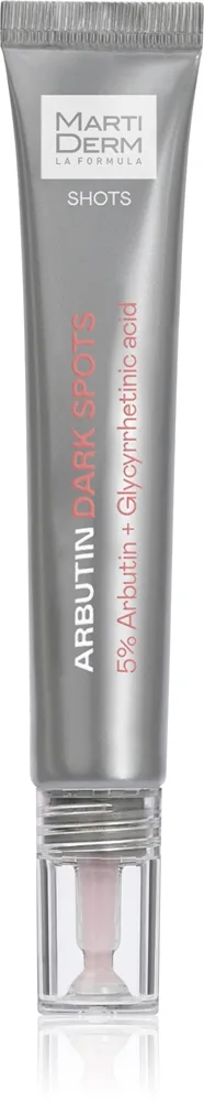 MartiDerm Shots Arbutin Dark Spots Ansigtsserum til korrektion af pigmentpletter 20 ml
