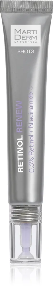 MartiDerm Shots Retinol Renew intensiivinen seerumi ryppyjen ja tummien läiskien ehkäisyyn 20 ml