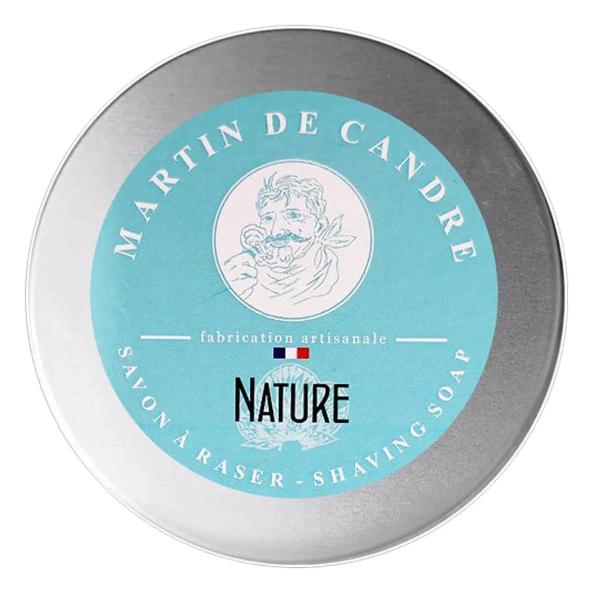Martin De Candre Barbersæbe, Nature - Parfumefri, 50 g.