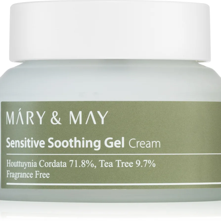 Mary&May Sensitive Soothing Gel Cream Lätt återfuktande gel-kräm För att lindra och stärka känslig hud 70 g