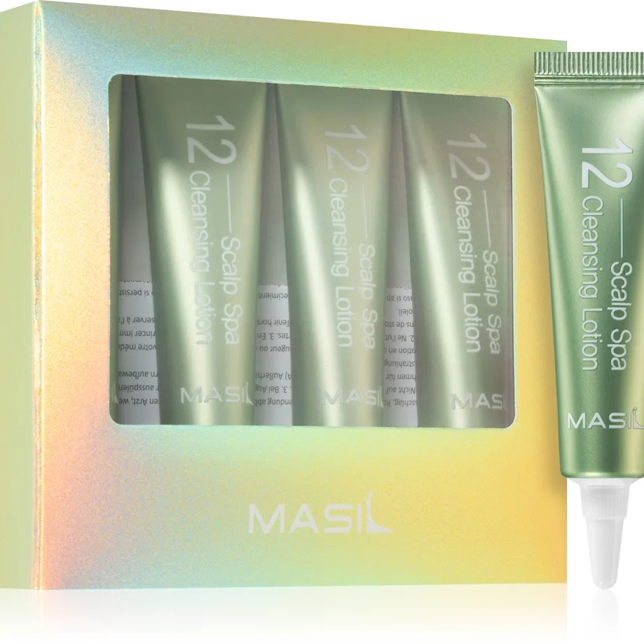 MASIL 12 Scalp Spa Rengöringsbalsam För frisk hårbotten 4x15 ml