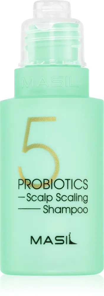 MASIL 5 Probiotics Scalp Scaling Djupt ren- och klargörande schampo För att behandla fett mjäll 300 ml