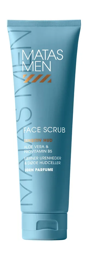 Men Face Scrub For Sensitive Skin Fragrance Free 150 ml